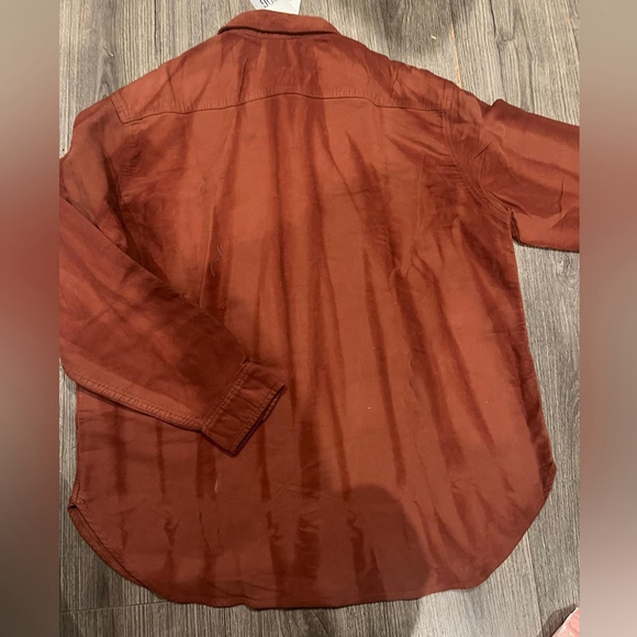 NWT Urban Outfitters BDG Aiden Chamois Sunwashed Shirt Jacket - Picture 2 of 5